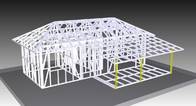 Lekka konstrukcja stalowa Bungalow, okładzina warstwowa Mocny dom mobilny