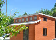 Lekki stalowy prefabrykowany luksusowy mały domek na kółkach i 3 sypialniowy mikro prefabrykowany ekologiczny dom