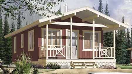 Konstrukcja stalowa Nowoczesne drewniane domy z bali, prefabrykowane domy bungalowów o wysokiej izolacji