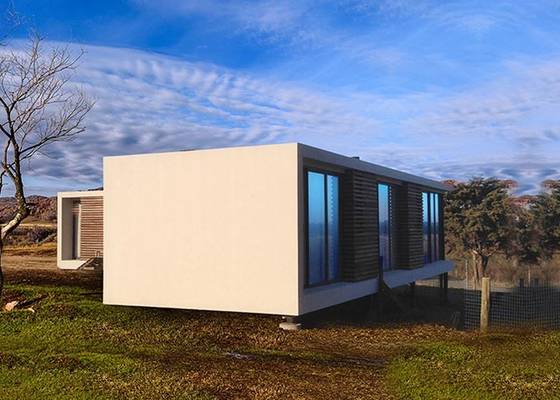 Konstrukcja stalowa Nowoczesne domy prefabrykowane, plany domów w Urugwaju