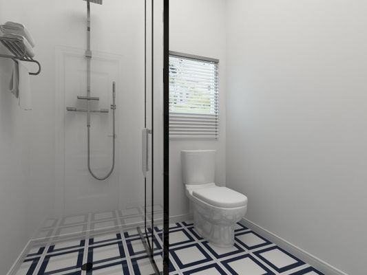 US/AS Light Gauge Steel Prefab House Kits Luxury Villa Single Family Home