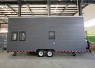 Modular Prefabricated House Tiny House On Wheels With Light Steel Frame For Rent