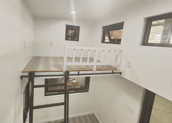 US Towable Prefab Tiny Home – Compact Living Space On Wheels Whit Light Steel Frame