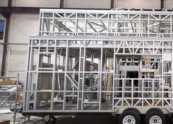Tiny House On Wheels For AS/NZS Luxury Mobile Home With 2 Bedrooms Trailer House Ready To Ship