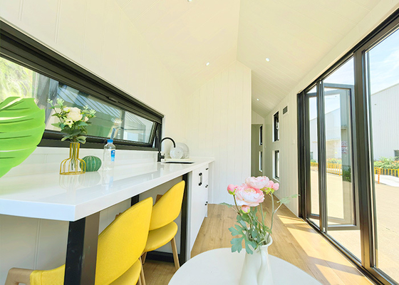 Modern Glamping Trailer Houses Tiny House Mobile Home Ready To Ship With Wheels