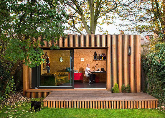 Custom Wooden Design Mobile Prefab Garden Studio | Light Steel Frame Cabin