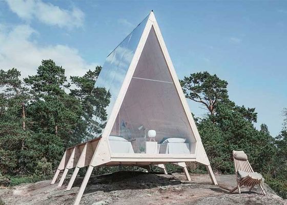 AS/NZS Prefab A Frame Hosue Studio For Work Holiday Kabina Hotelowa Jednostka Na Wakacje