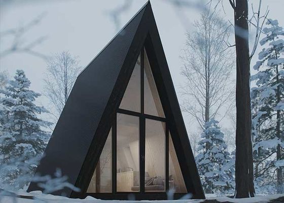 Prefabrykowana jednostka hotelowa Lekka stalowa przestrzeń Rama Tiny Building Kitset Homes Nz