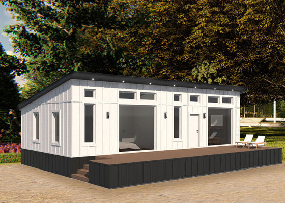 Prefabrykowany, lekki, stalowy dom typu studio, dom ze stalową ramą, zestawy do budowy mieszkania dla dziadków