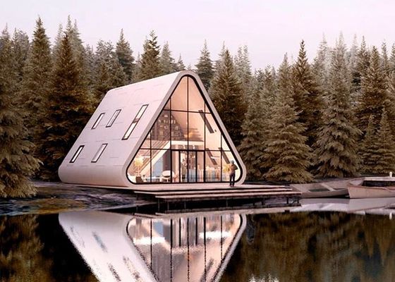 Prefabrykowany dom szkieletowy z lekkiej stali, Jednostka hotelowa, Mały dom, Dom kopułowy, Dom typu A