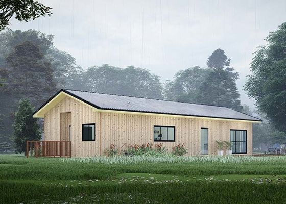 NZ Light Steel Frame Prefab Wooden Home Beach Bungalows Office Light Steel House Kits