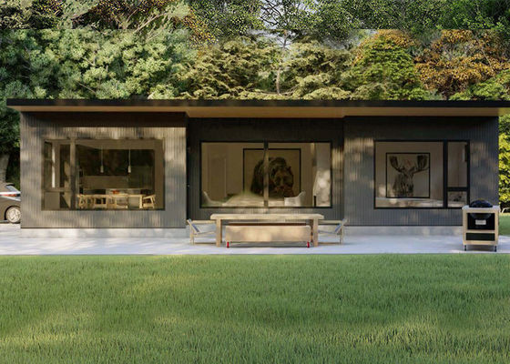 ASTM Standard Luxury Modular Prefab Villa & Office, Light Steel Frame Kit Modern Residential Bungalow Home