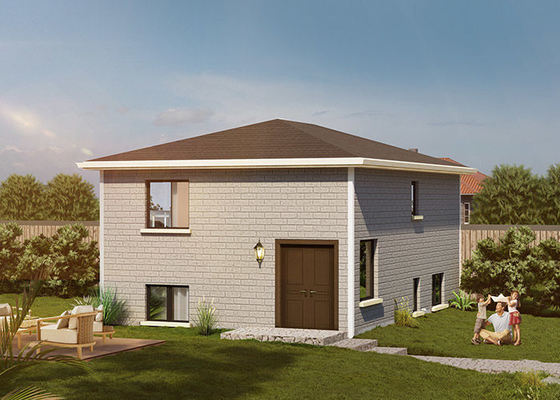 Przenośny schron awaryjny, dom z lekkiej stali, składany, mieszkanie babci