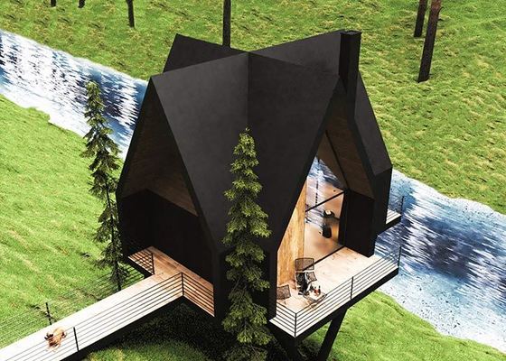Dom prefabrykowany Luxury Cabin Wiht Light Steel Frame Modular Home Dom dla Airbnb