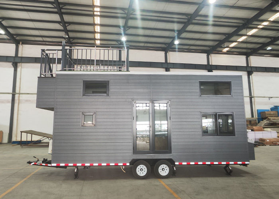 Compact Modular Home Prefabricated Tiny House On Wheels For Mobile Living In USA