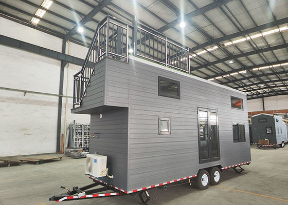 Modułowy dom Prefab Tiny Domy na kółkach Trailer House Orlando gotowy do wysłania na Airbnb