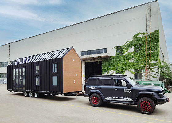 Australia Standard Modular Kit Home Prefabrykowany Mały Dom Na Kołach Przyczepa do mieszkania