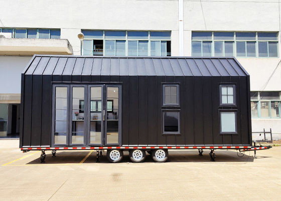 US/AS Modular Home Prefab Tiny House Kit z przyczepą do kempingu / kurortu