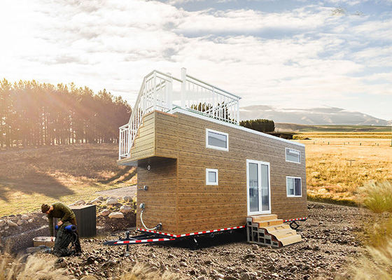 AS/NZS Prefab Tiny Homes On Wheels Rozpocznij podróż mobilnego życia dla Airbnb