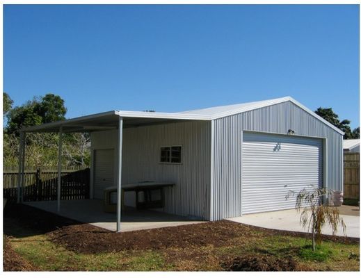 Australia Standardowy metalowy baldachim samochodowy, wodoodporne metalowe szopy / porty samochodowe