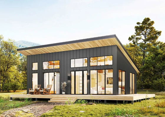 NS/AS Prefab Beach House drewniany bungalow Prefab Living Complete z 3 sypialniami