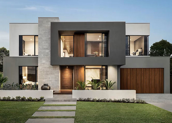 Luxury Modular Prefab Villa 3 sypialnie Light Steel Frame House Kit NS/AS Standard