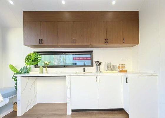 AS/US Light Steel Frame Tiny House On Wheels For Sale DEEPBLUE SMARTHOUSE