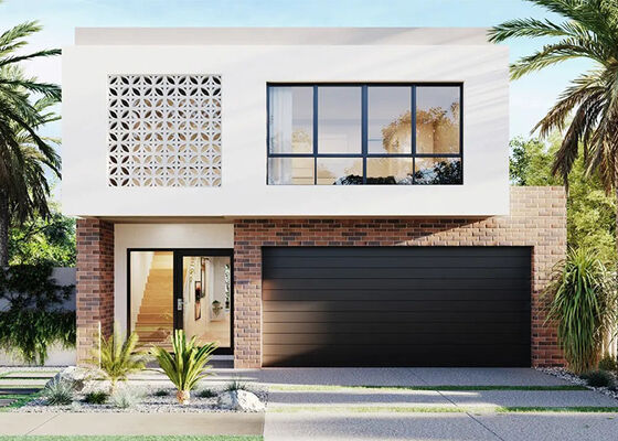 3-pokojowa prefabrykowana willa, modułowy zestaw domowy z termicznym metalowym sidingiem