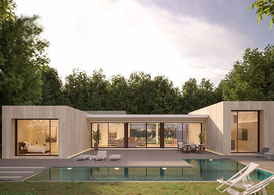 Australia Standardowy prefabrykowany układ ze stali lekkiej Modularny Dom China Panelistyczny System