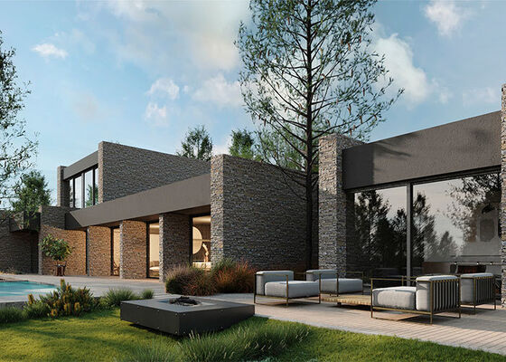 Certyfikacja ICC-ES Luksusowy dwukondygnacyjny dom modułowy Nowoczesne mobilne zestawy z lekkiej stali