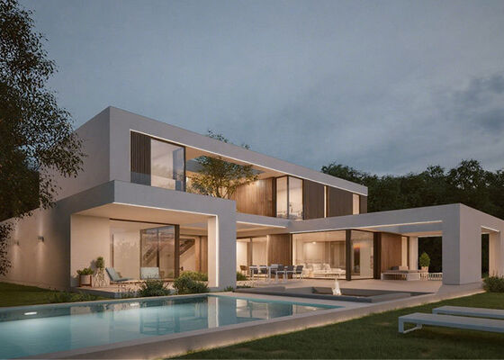 Nowoczesny Design Modułowy Dom Prefabrykowany Dom Panelowy Zestawy Zgodne Z Normami AS/US