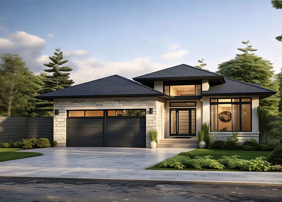 AS/US Standard Light Steel Villa. Prefabrykowana luksusowa rezydencja dla jednej rodziny.