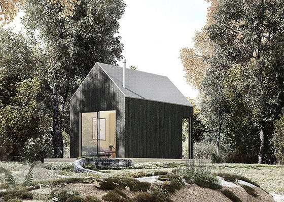 Europejski Standard Prefabrykowany Dom Stalowy Drewniany Domek Chalet Loft Piętrowa Lekka Stalowa Rama