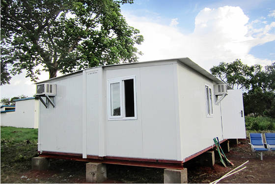Mobile Portable Emergency Shelter , Foldable Prefabricated Homes