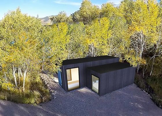 Wysokiej jakości prefabrykowany dom z panelem z kanapką, konstrukcja stalowa, prefabrykowana jednostka hotelowa