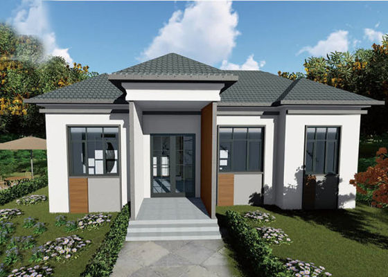 Prefabrykowane domy Wpc Prefabrykowane domy Odporne na cyklon Nowoczesne prefabrykowane zestawy domowe