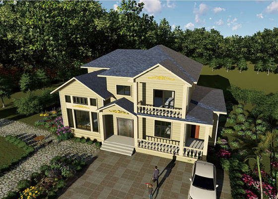 Świadectwo ICC-ES Dom prefabrykowany Wille Dom z ramki ze stali lekkiej z najlepszą ceną