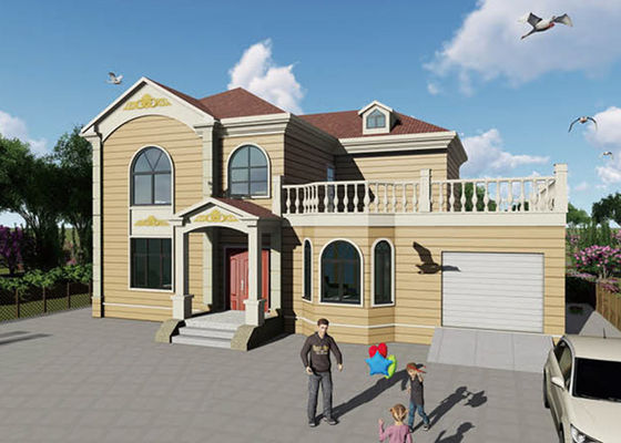 Laminatowane deski wodne przeciwwietrzne Ultra nowoczesne domy prefabrykowane