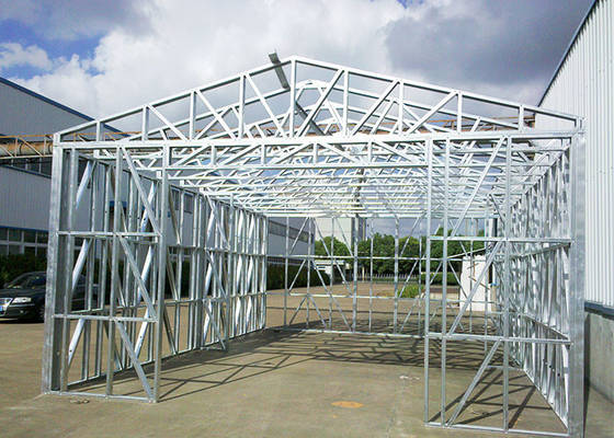 Light Gauge Steel Framing House Structure , Quick Installation Light Steel Frame Housing