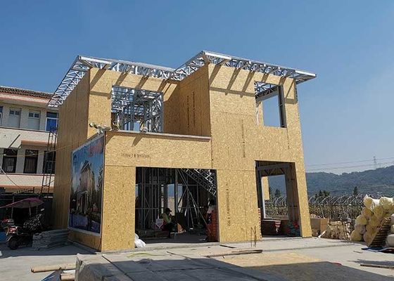 Luksusowa willa prefabrykowana typu duplex z 3 sypialniami | Dwupiętrowy dom z lekką stalową kratownicą