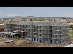 Wysokiej jakości ultra nowoczesne domy prefabrykowane w oświetlonym stalowym ramie dom prefabrykowany luksusowa willa