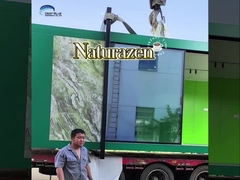 Żółta lekka stalowa rama Guage Tanie prefabrykowane studio ogrodowe o niewielkich rozmiarach