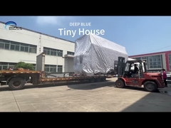 Sprzedaż modułowych prefabrykowanych domów z lekkiej konstrukcji stalowej na kółkach