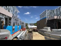 Oszczędność energii Przystępna cena Dom prefabrykowany Stalowa konstrukcja Willa Ramy podłoża