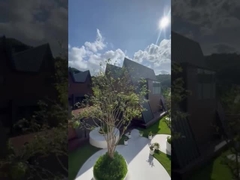 Zestaw domów prefabrykowanych z lekką stalową ramą Modularne domy na wakacje i kempingi