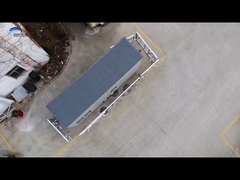 Prefabrykowany domek z drzwiami aluminiowymi