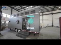 Stander USA Świadomy o środowisku i pomysłowość architektoniczna Prefabrykowany domek na kółkach