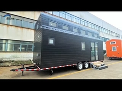 Mały domek na kółkach z lekkiej stali z australijskim standardem