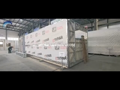 Białe, przyjazne dla środowiska, prefabrykowane domy mobilne / domy mobilne z lekkiego stalowego kłębu