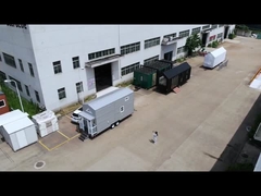 Nowoczesne przyczepy z przyczepami Małe domki Dom mobilny gotowy do wysyłki z kółkami